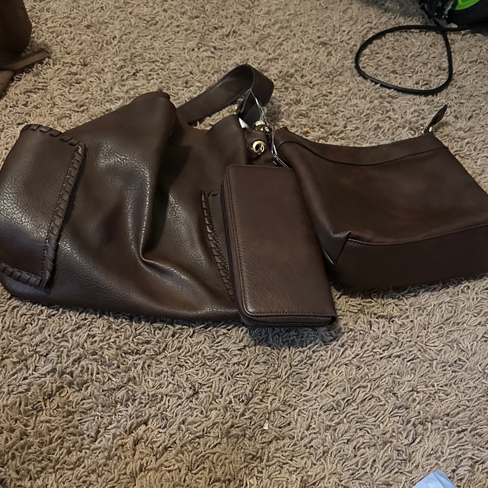 Purse wallet and small bag never used